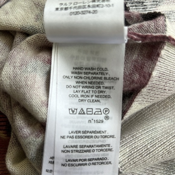 Vintage Ralph Lauren Silk Cotton Floral Crew Neck Pullover Sweater Womens Size M - Picture 6 of 6